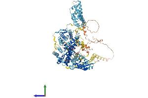 AlphaFold protein structure predicition of Mouse Recombinant Snx14 Protein, UniprotID Q8BHY8