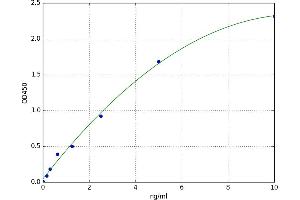 A typical standard curve