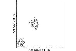 Flow Cytometry (FACS) image for anti-CD72 Molecule (CD72) antibody (FITC) (ABIN371000) (CD72 anticorps  (FITC))