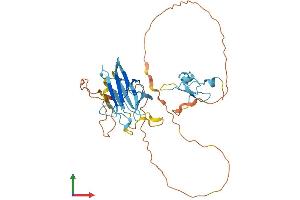 AlphaFold protein structure predicition of Human Recombinant TCF19 Protein, UniprotID Q9Y242
