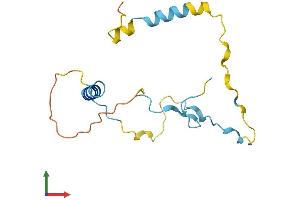 AlphaFold protein structure predicition of Mouse Recombinant Szrd1 Protein, UniprotID Q6NXN1
