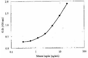 ELISA image for Leptin (LEP) ELISA Kit (ABIN956062) (Leptin Kit ELISA)