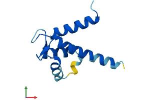 AlphaFold protein structure predicition of Mouse Recombinant S100a5 Protein, UniprotID P63084