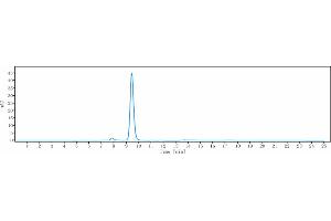 The purity of Anti-TNFSF13B / BAFF / CD257 Reference Antibody (belimumab) is 97 % , determined by SEC-HPLC. (Recombinant TNFSF13B (Belimumab Biosimilar) anticorps)