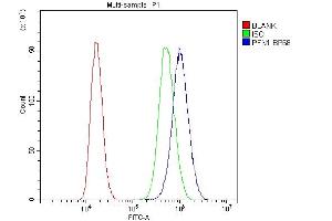 Flow Cytometry analysis of PC-3 cells using anti-Profilin1 antibody (ABIN3043603). (PFN1 anticorps  (C-Term))