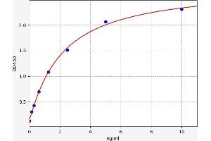 Typical standard curve (SOX18 Kit ELISA)