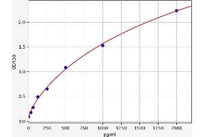Typical standard curve