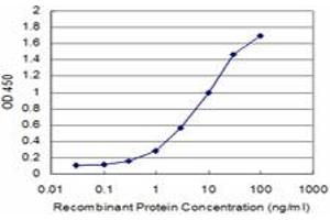 Detection limit for recombinant GST tagged CDK5R1 is approximately 0.