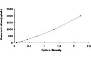 Typical standard curve