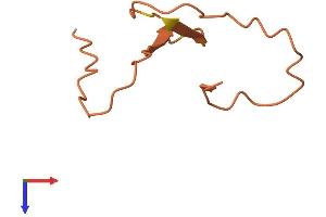 AlphaFold protein structure predicition of Human Recombinant DHRS4-AS1 Protein, UniprotID Q9P1J3