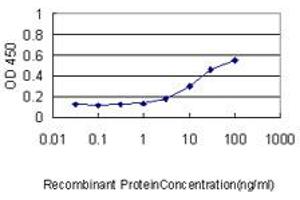 Detection limit for recombinant GST tagged CAP1 is approximately 0.