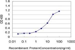 Detection limit for recombinant GST tagged SURB7 is approximately 0.