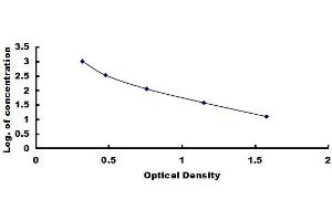 Typical standard curve
