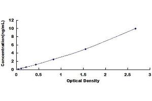Typical standard curve (GRP78 Kit ELISA)