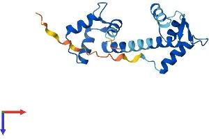 AlphaFold protein structure predicition of Human Recombinant CETN1 Protein, UniprotID Q12798