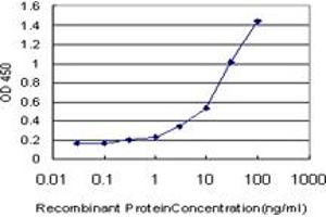 Detection limit for recombinant GST tagged SPP1 is approximately 0.