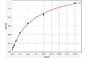 Typical standard curve (TXNIP Kit ELISA)