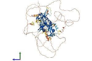 AlphaFold protein structure predicition of Mouse Recombinant Lpin1 Protein, UniprotID Q91ZP3