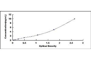 Typical standard curve