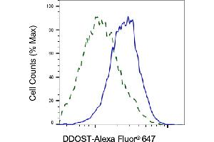Validation of DDOST knockdown using flow cytometry.
