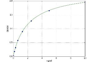 A typical standard curve (CXCL16 Kit ELISA)