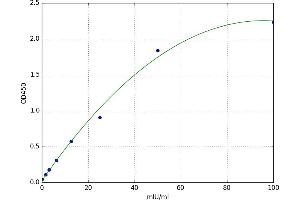 A typical standard curve (GSTT2 Kit ELISA)