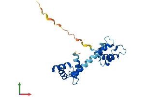 AlphaFold protein structure predicition of Human Recombinant CETN1 Protein, UniprotID Q12798
