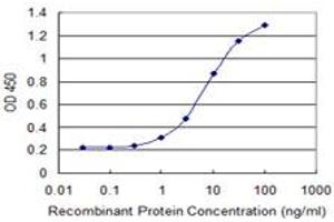 Detection limit for recombinant GST tagged ZNF34 is 0.