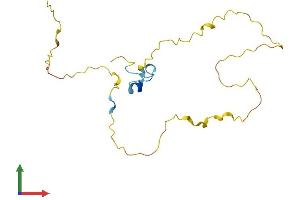 AlphaFold protein structure predicition of Mouse Recombinant Prr3 Protein, UniprotID Q811B5