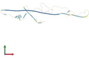 AlphaFold protein structure predicition of Human Recombinant OFD1 Protein, UniprotID O75665