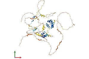 AlphaFold protein structure predicition of Human Recombinant MIER2 Protein, UniprotID Q8N344