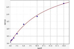 Typical standard curve (ALOX12 Kit ELISA)