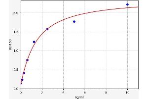 Typical standard curve (CACNA1A Kit ELISA)