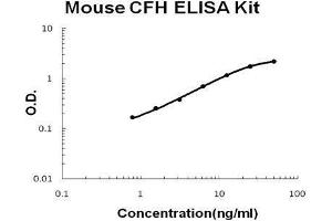 Mouse Complement H/CFH PicoKine ELISA Kit standard curve (Complement Factor H Kit ELISA)