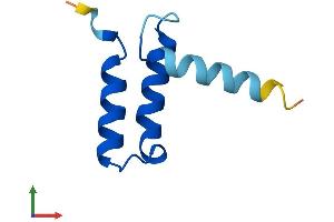 AlphaFold protein structure predicition of Human Recombinant CMC4 Protein, UniprotID P56277
