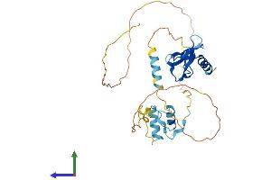 AlphaFold protein structure predicition of Human Recombinant DPPA4 Protein, UniprotID Q7L190