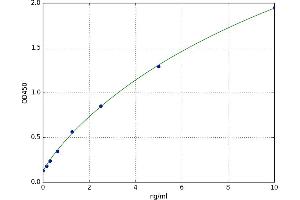 A typical standard curve