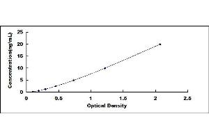 Typical standard curve (Histone H2A Kit ELISA)