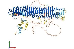 AlphaFold protein structure predicition of Mouse Recombinant Fbxo10 Protein, UniprotID Q7TQF2