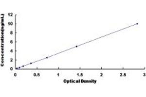 Typical standard curve (Calsyntenin 2 Kit ELISA)