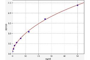 Typical standard curve