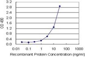 Sandwich ELISA detection sensitivity ranging from 0.