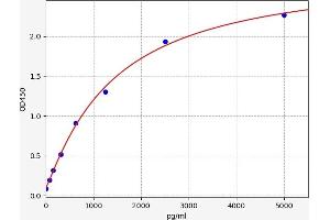 Typical standard curve (NKAP Kit ELISA)