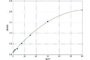 A typical standard curve