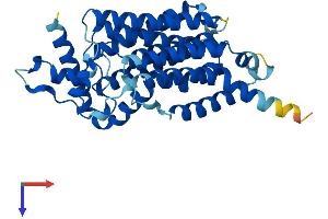 AlphaFold protein structure predicition of Mouse Recombinant G6pc1 Protein, UniprotID P35576