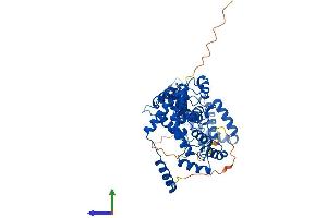 AlphaFold protein structure predicition of Human Recombinant RGS6 Protein, UniprotID P49758