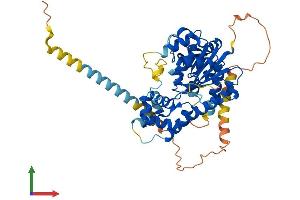 AlphaFold protein structure predicition of Mouse Recombinant Chst3 Protein, UniprotID O88199