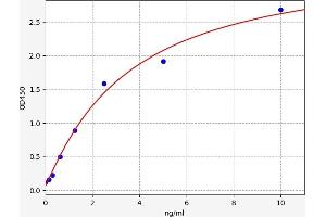 Typical standard curve (Caspase 12 Kit ELISA)
