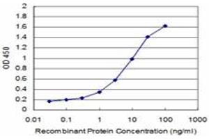 Detection limit for recombinant GST tagged LASS6 is approximately 0.