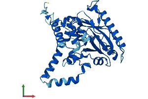 AlphaFold protein structure predicition of Human Recombinant MOGAT1 Protein, UniprotID Q96PD6